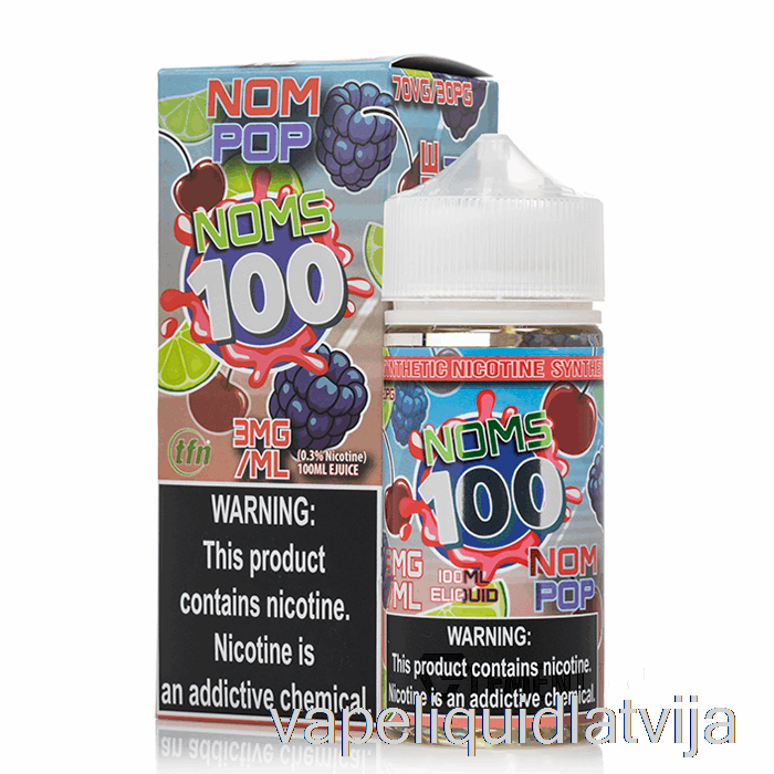 Nom Pops - Noms 100 - Nomenon E-šķidrumi - 100ml 3mg Vape šķidrums